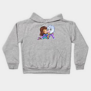 QuatreShift Friskriel Chibis Kids Hoodie